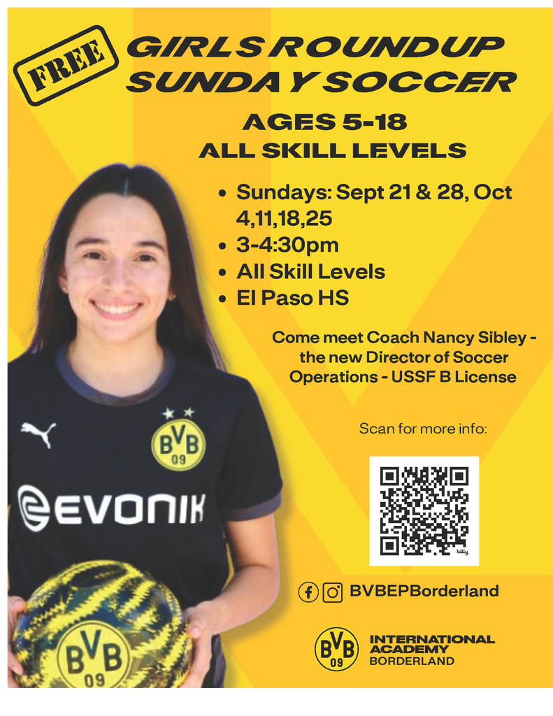 Girls Round-Up Sunday Soccer