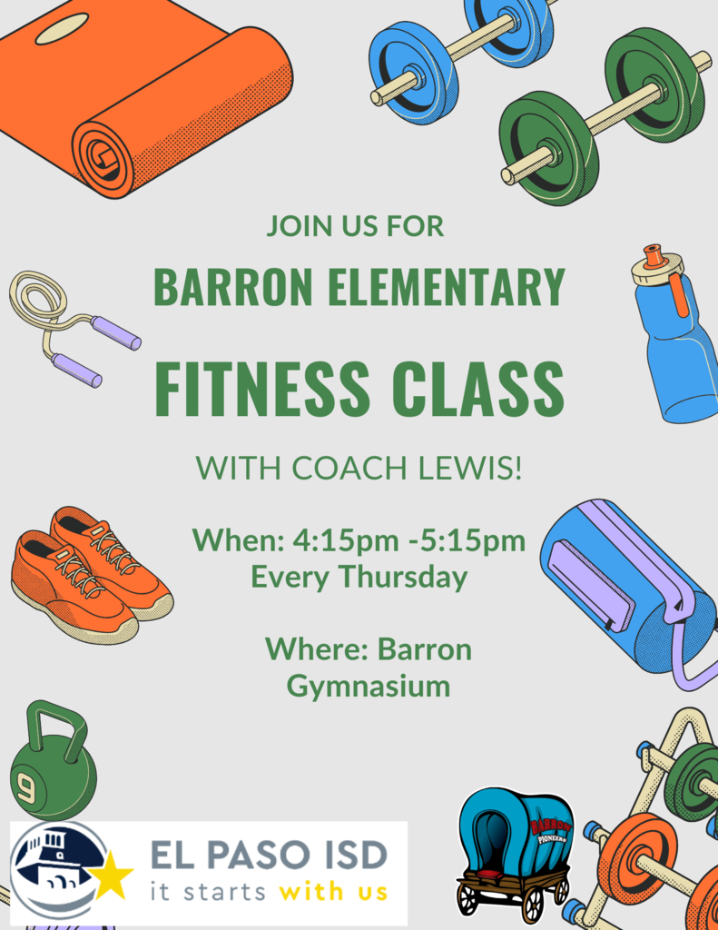 Barron Elementary: Coach Lewis Fitness Class!