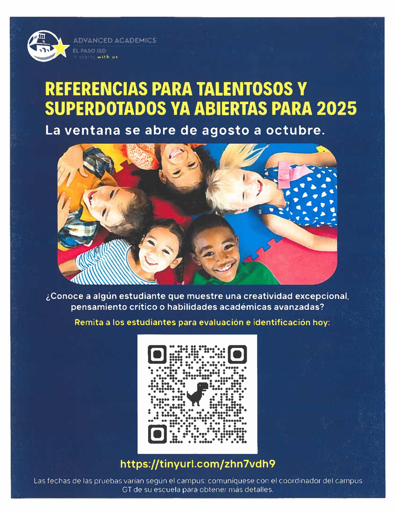 Gifted and Talented Referral 