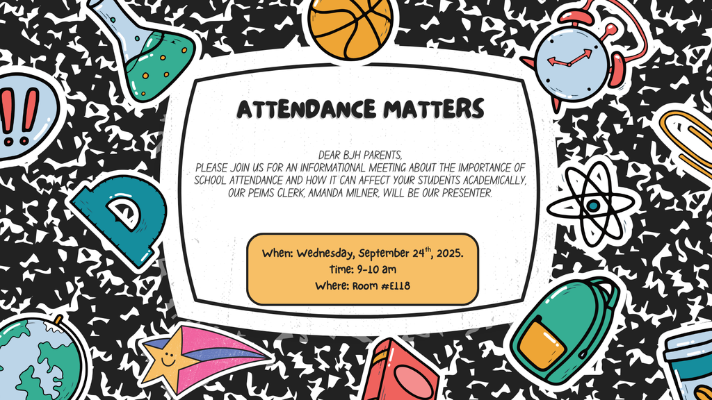 Informational meeting about the importance of school attendance 