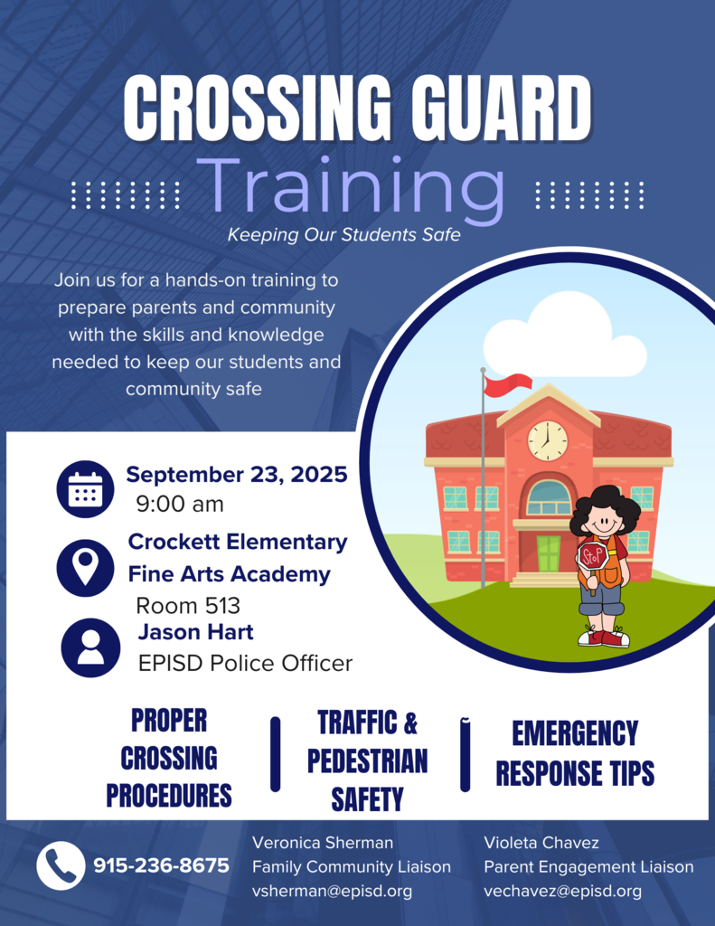 crossing guard flyer