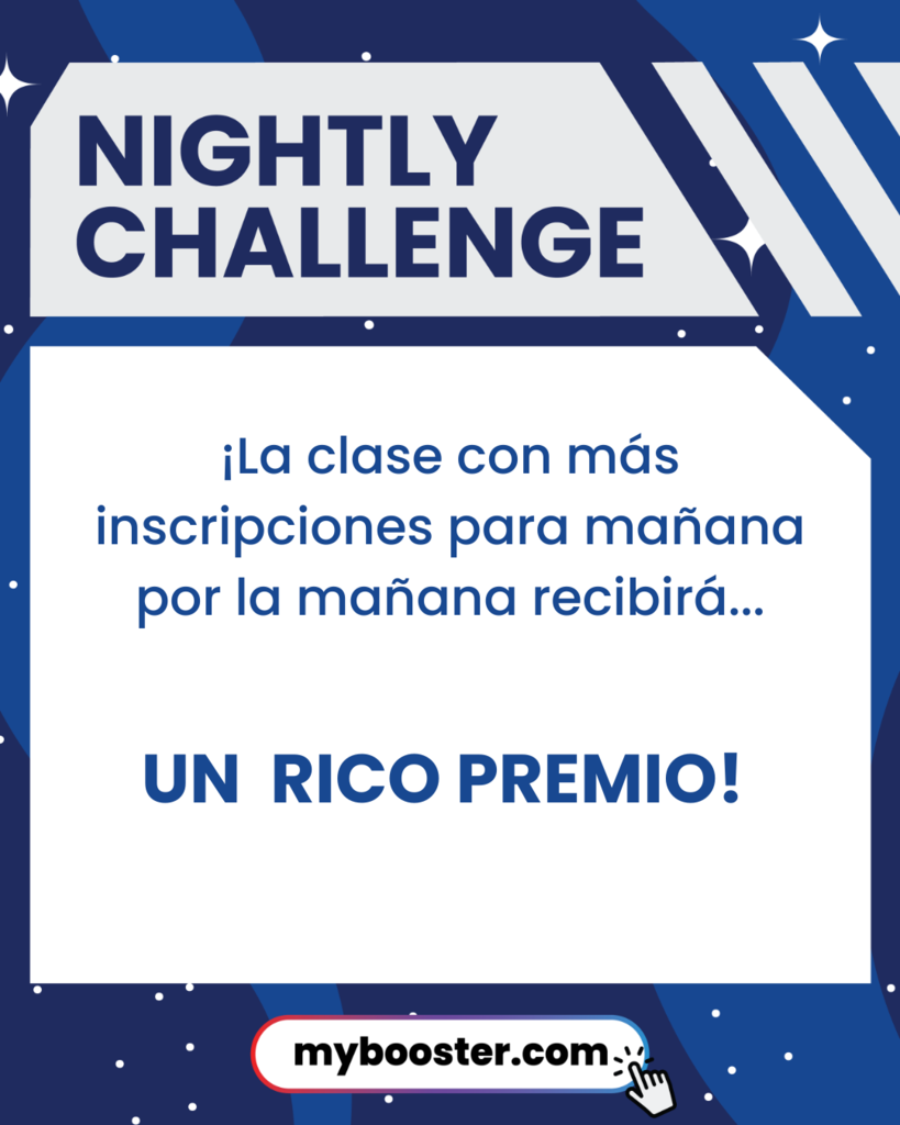 copy of optional nightly challenge in spanish
