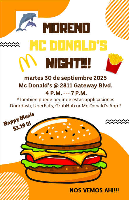 Moreno McTeacher Night