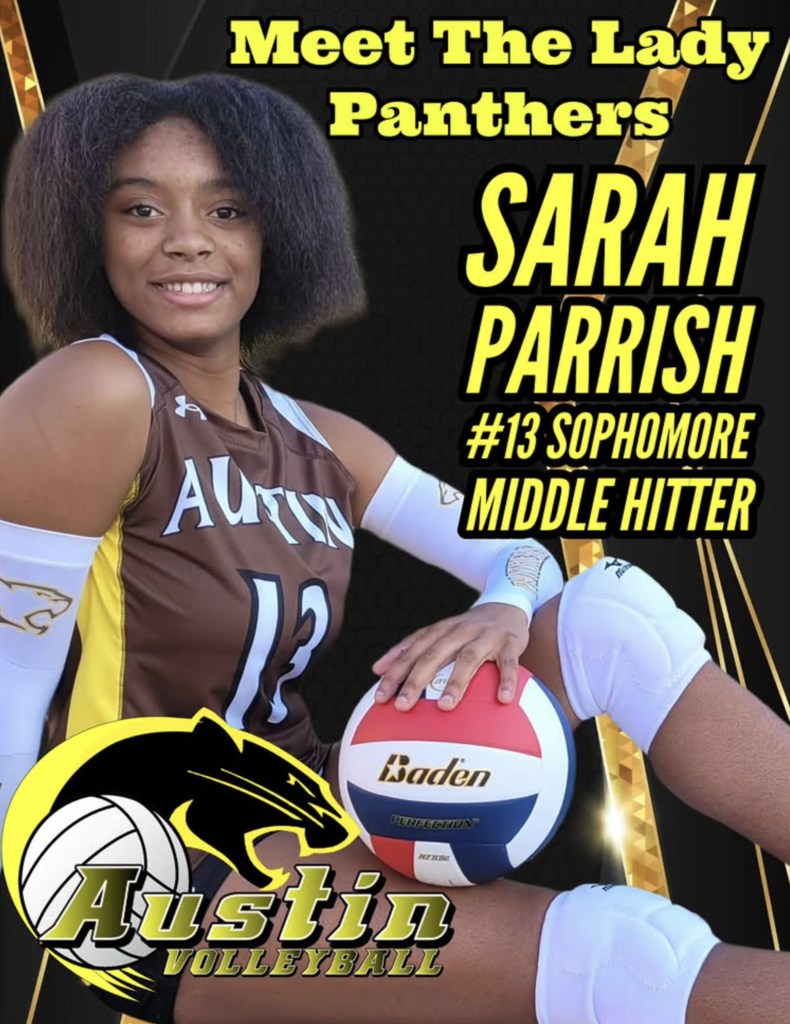Sarah Parrish, Austin volleyball