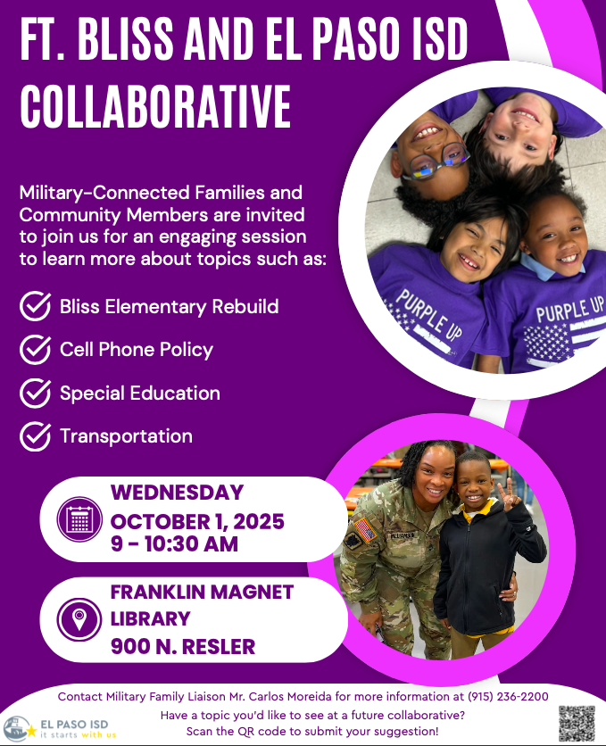 Ft. Bliss and El Paso ISD Collaborative