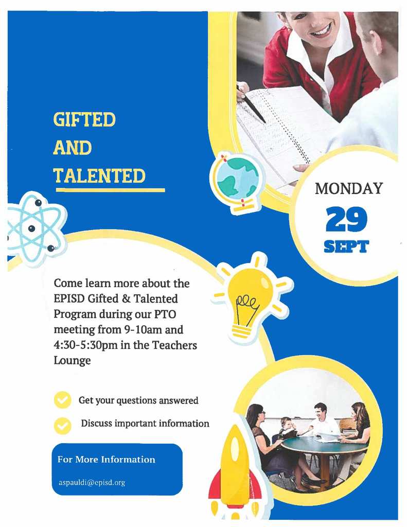 Gifted and Talented PTO Meeting 