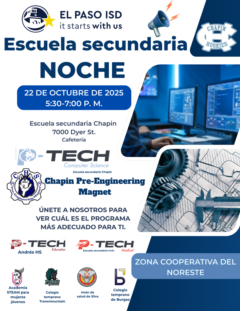 HB5 High School Programs Chapin Information Flyer