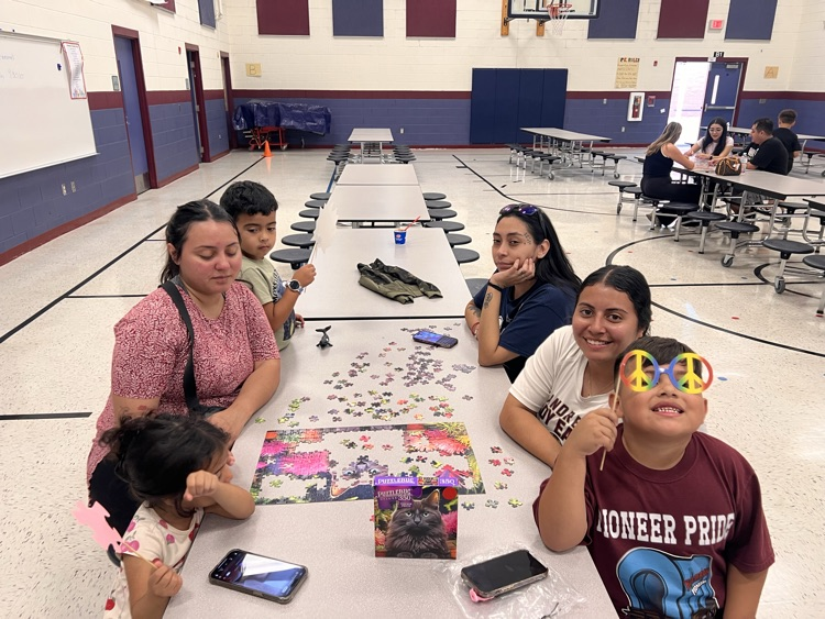 Family puzzle night