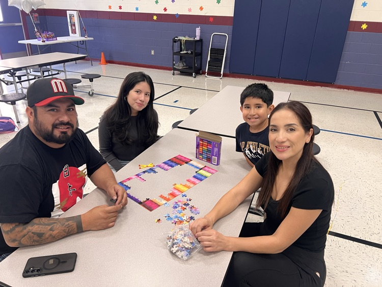 family puzzle night