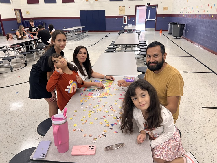 Family puzzle night