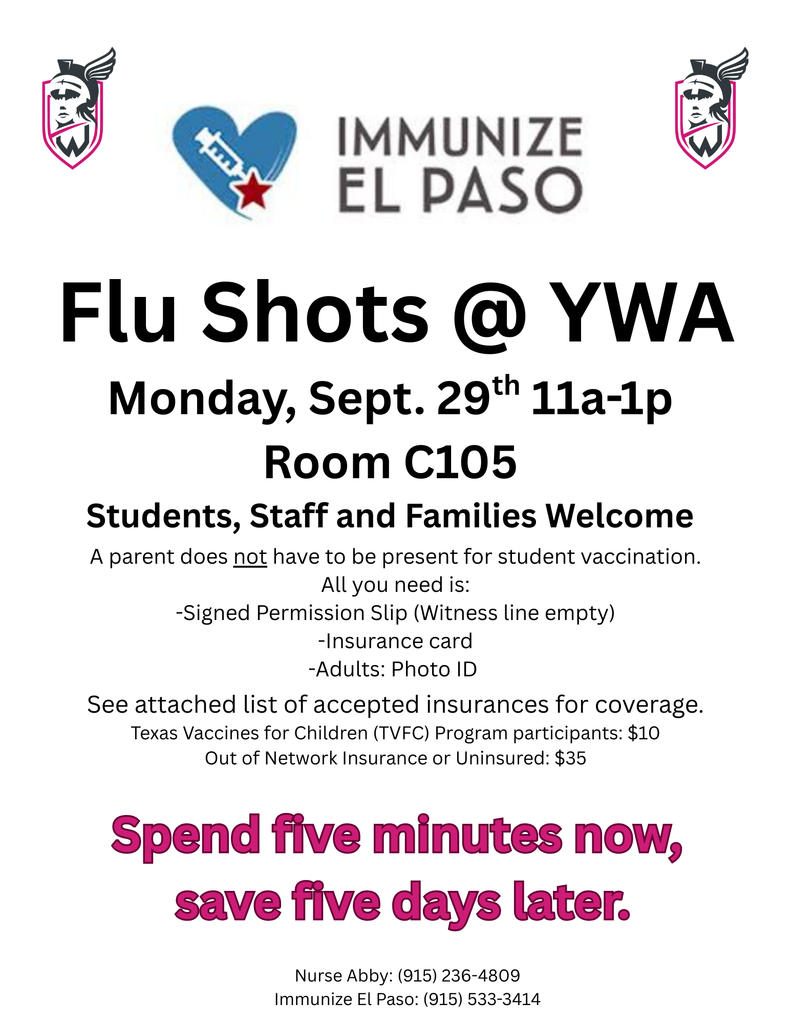 Flu Shots @ YWA