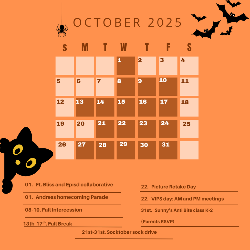 October Calander