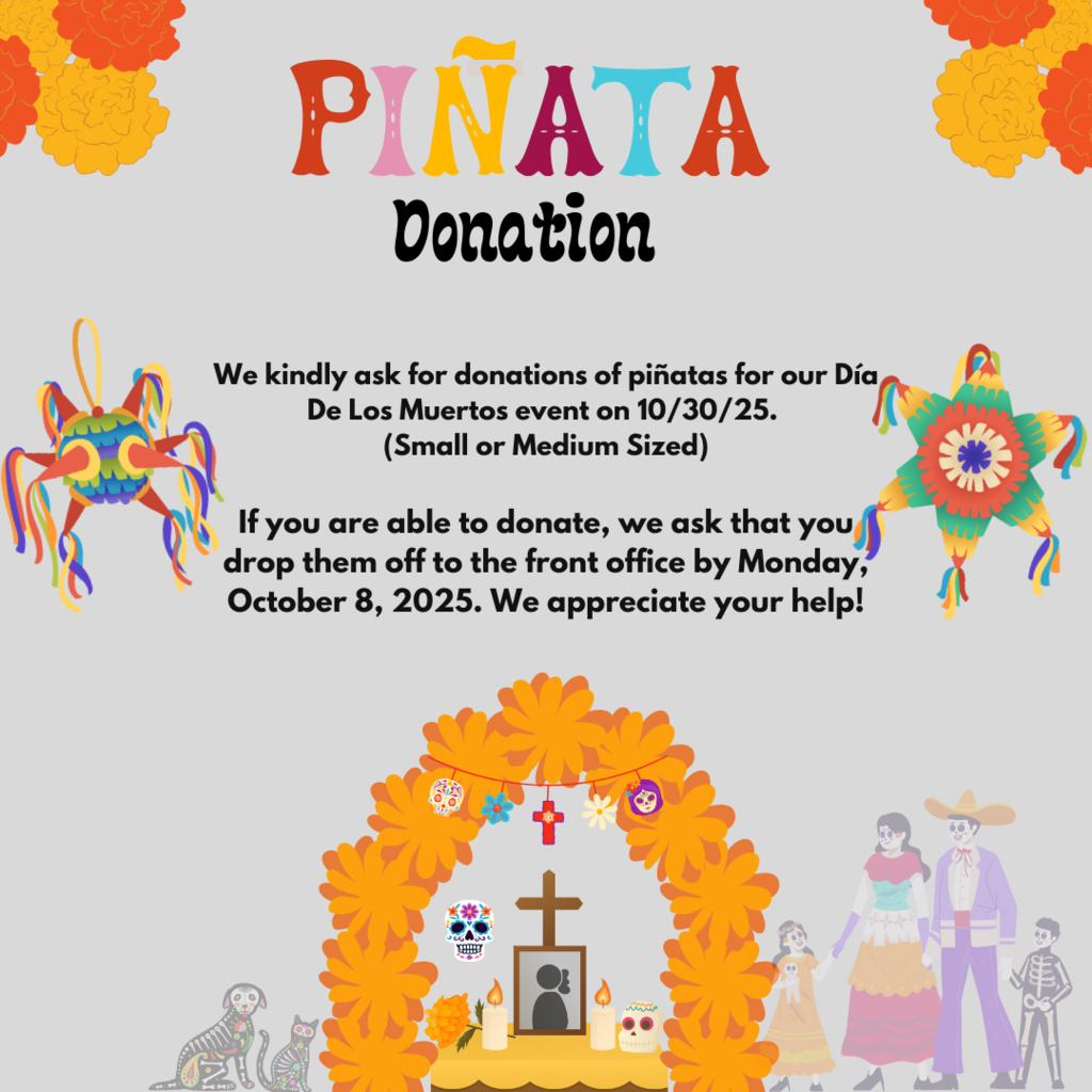 Pinata Donations for Dia de los Muertos