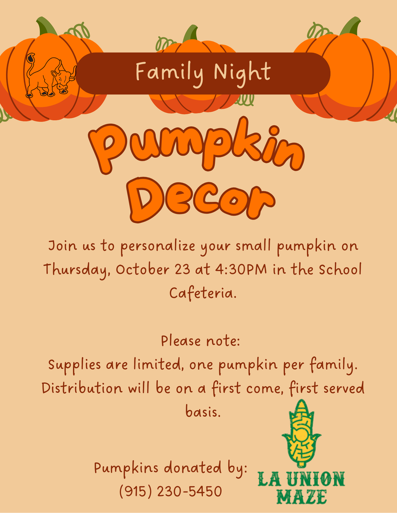 Family Night Pumpkin Decor