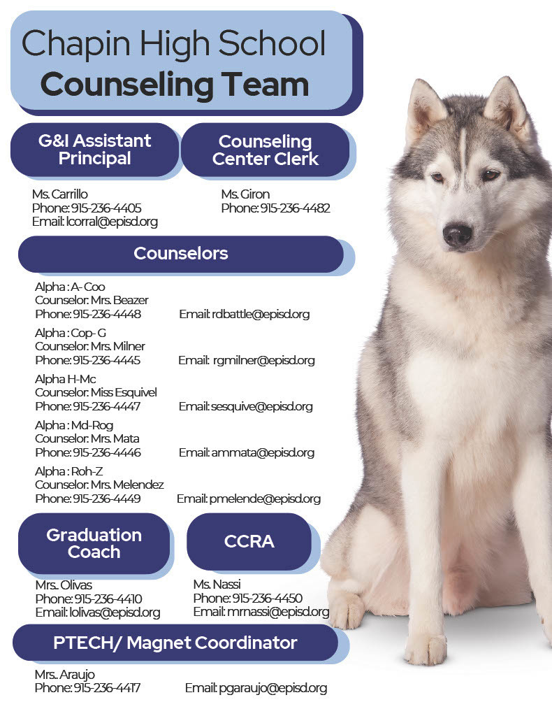 Counseling Team Flyer