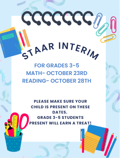 STAAR Interim Dates