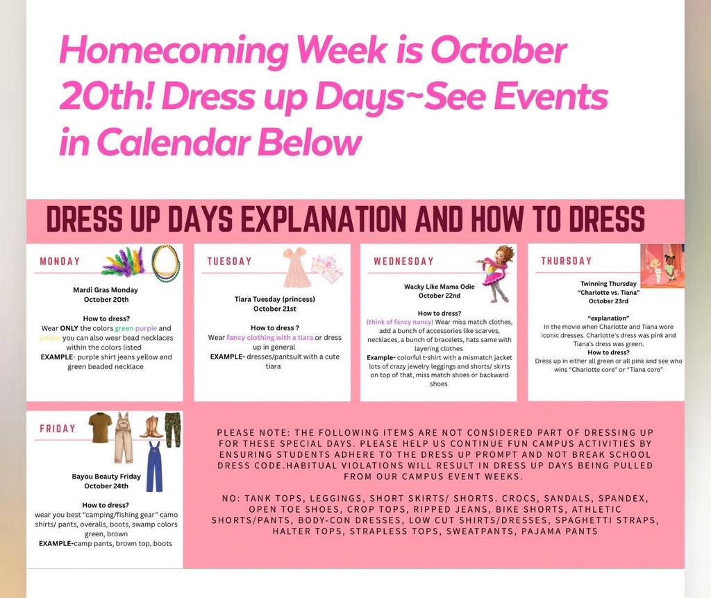 Homecoming Dress Up Fun