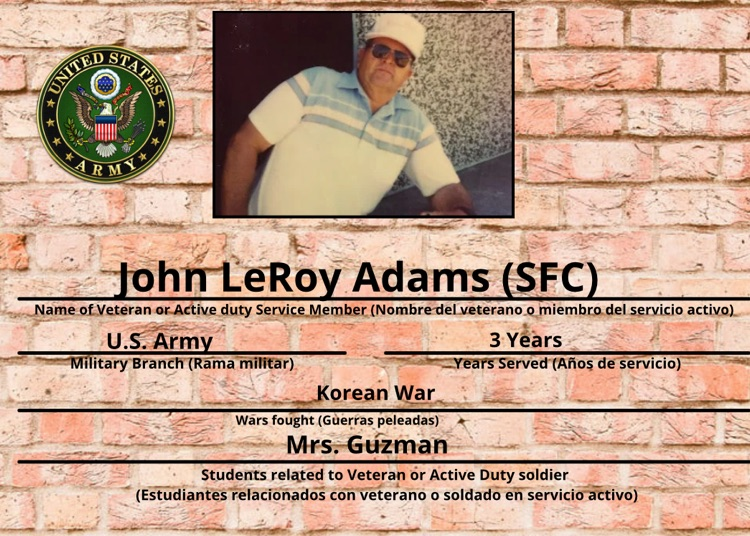 Veterans Day example