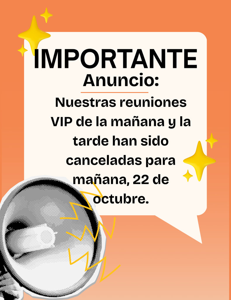 CANCELED VIP MEETINGS