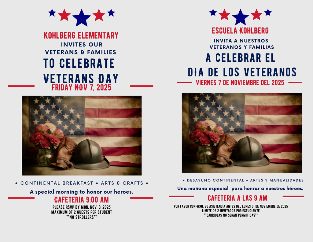 2025 Veterans Day RSVP Flyer