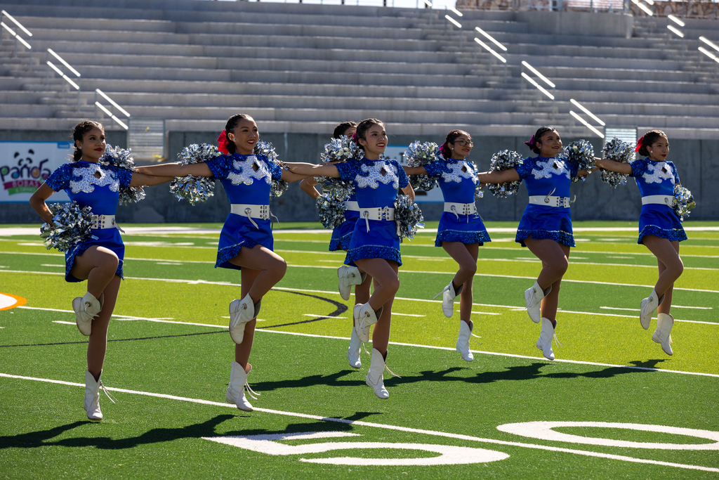 Bowie Drill Team performing