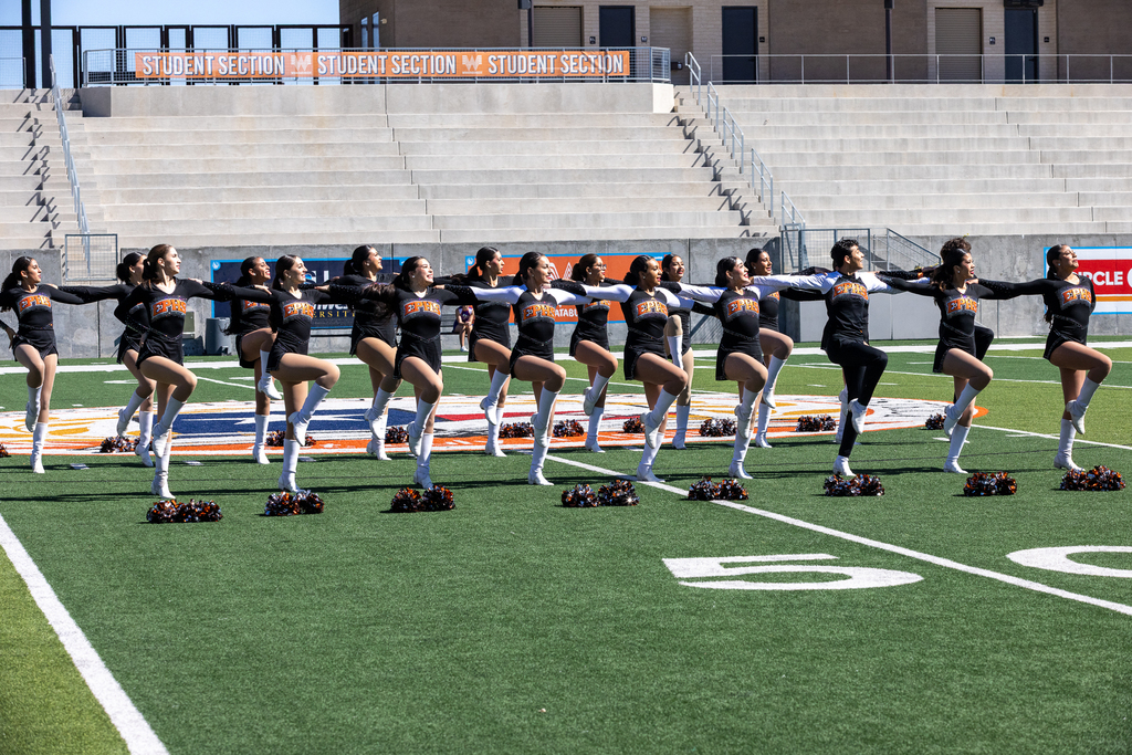El Paso High Drill Team performing