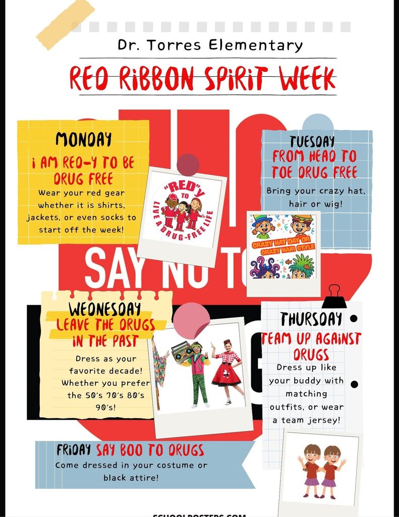 Red Ribbon Spirit Week