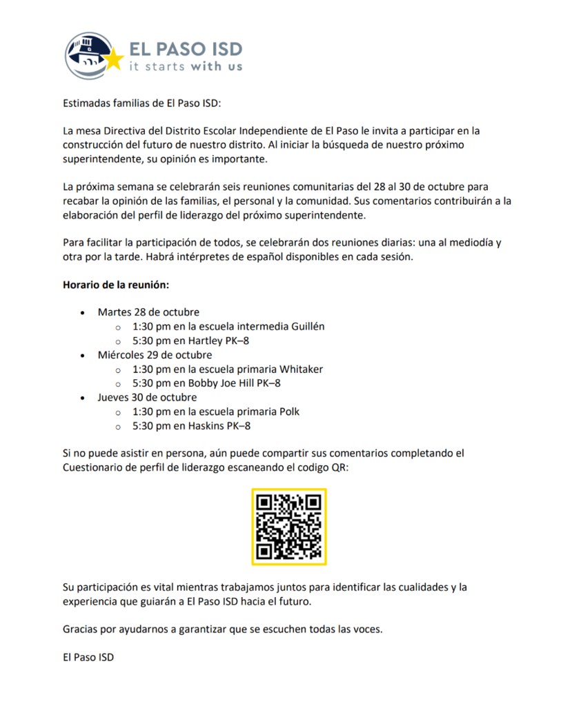 Superintendent Search