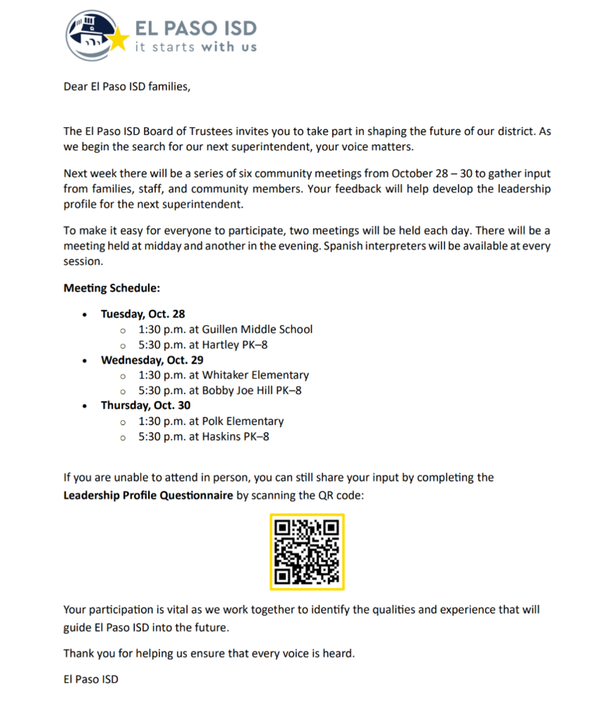 superintendent search english