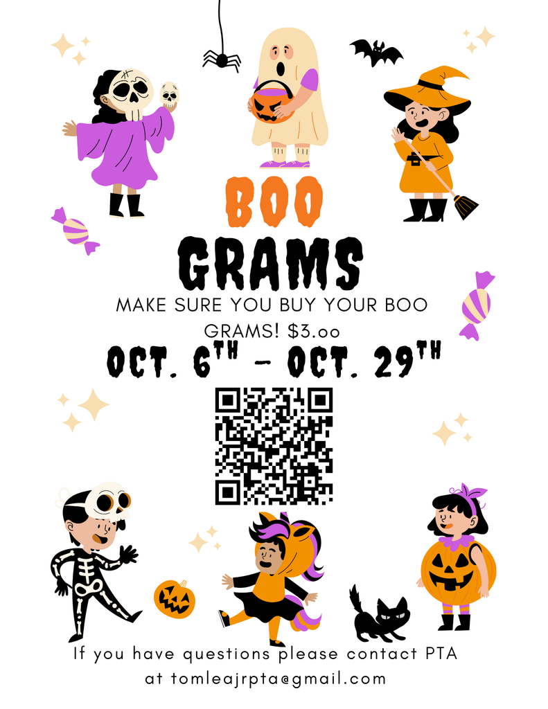 BOO GRAMS sales end 10/29