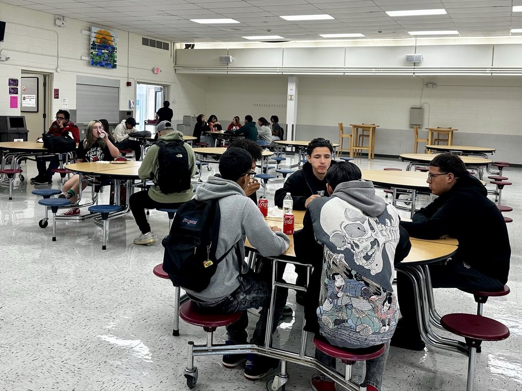 CCTA enjoying a pizza party for showing strong and improving attendance!