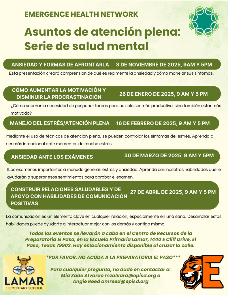 Asuntos de atencioin plena