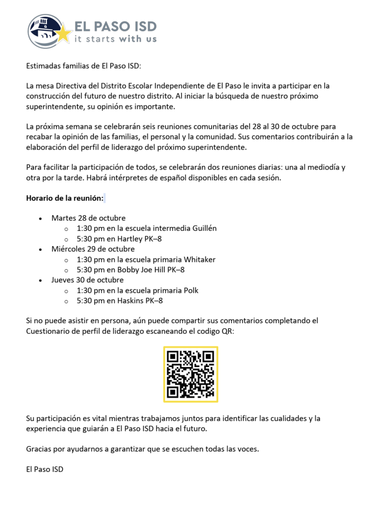 Superintendent Search