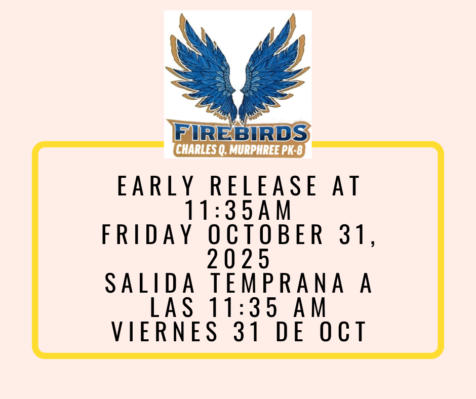 Early Release tomorro oct 31st at 11:35 am