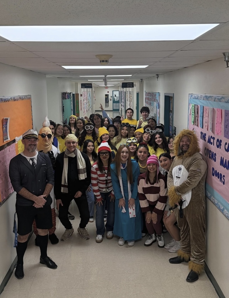 CCTE students and staff dressed up for Halloween