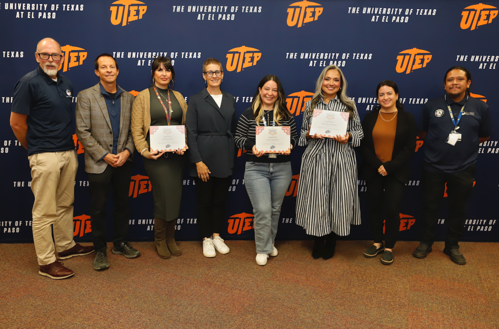 Bowie High School, Douglass Elementary, and EPISD Community Schools being recognized by UTEP