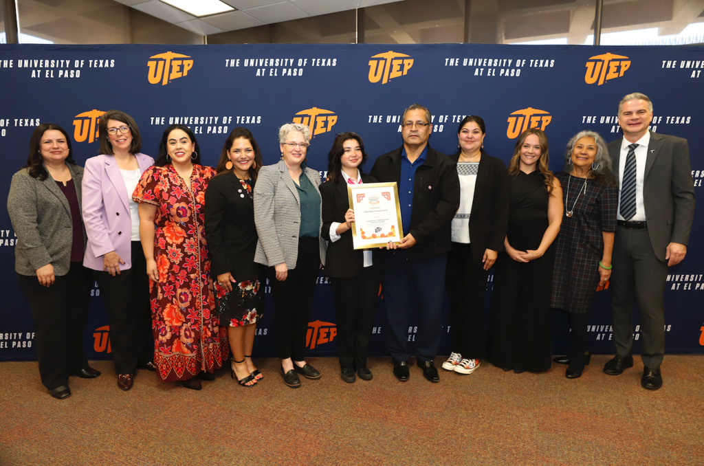 Young Womens STEAM Prep Academy being recognized by UTEP