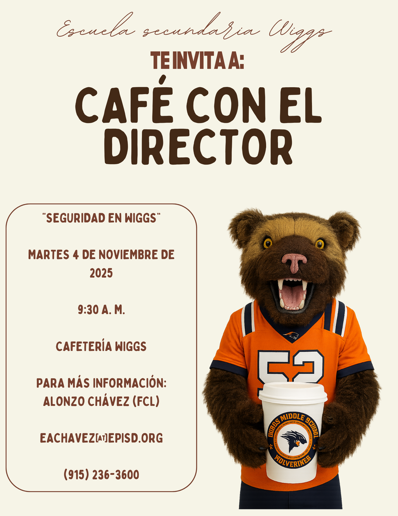 Coffee with the Principal (SPANISH)
