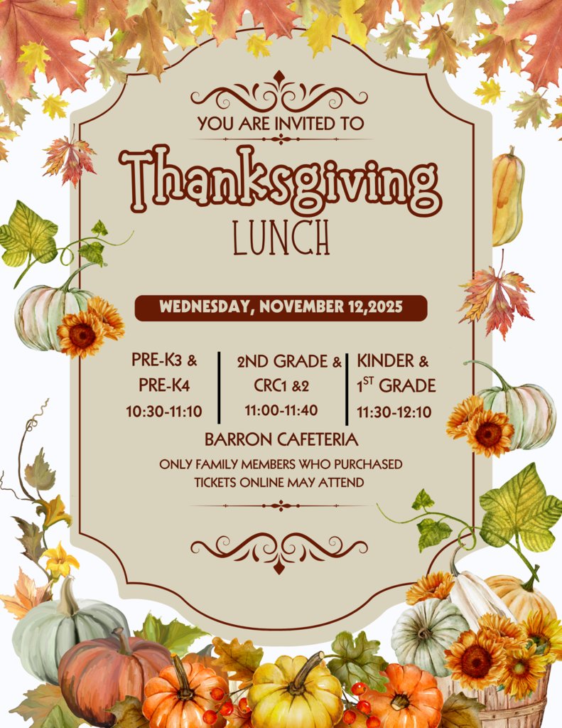 Thanksgiving Lunch Flyer