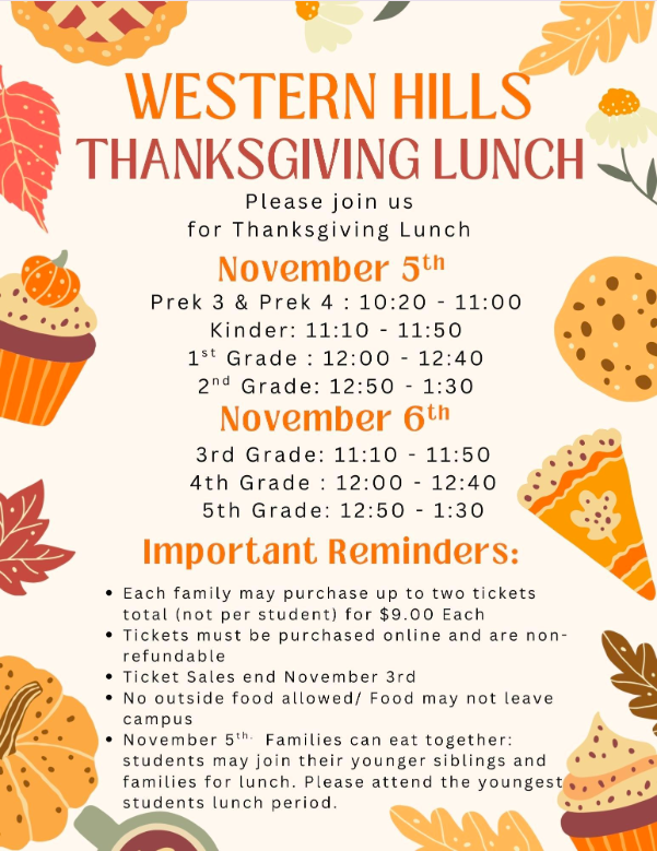 Thanksgiving Flyer & Information