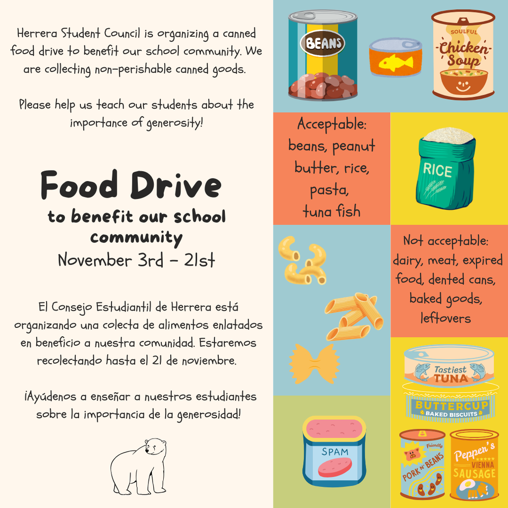Food can drive flyer