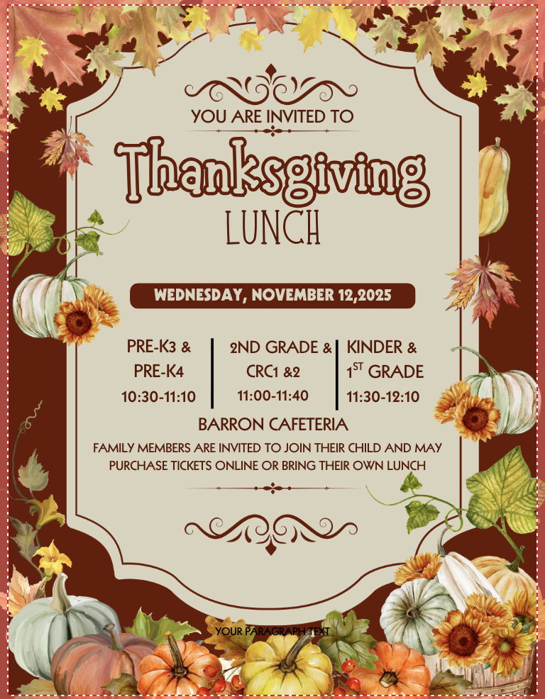 Thanksgiving Luncheon