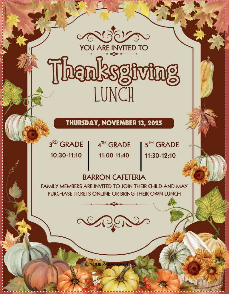 Thanksgivings Luncheon 