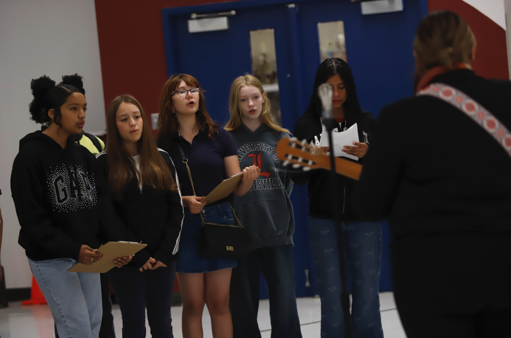Canyon Hills Middle School student choir singing
