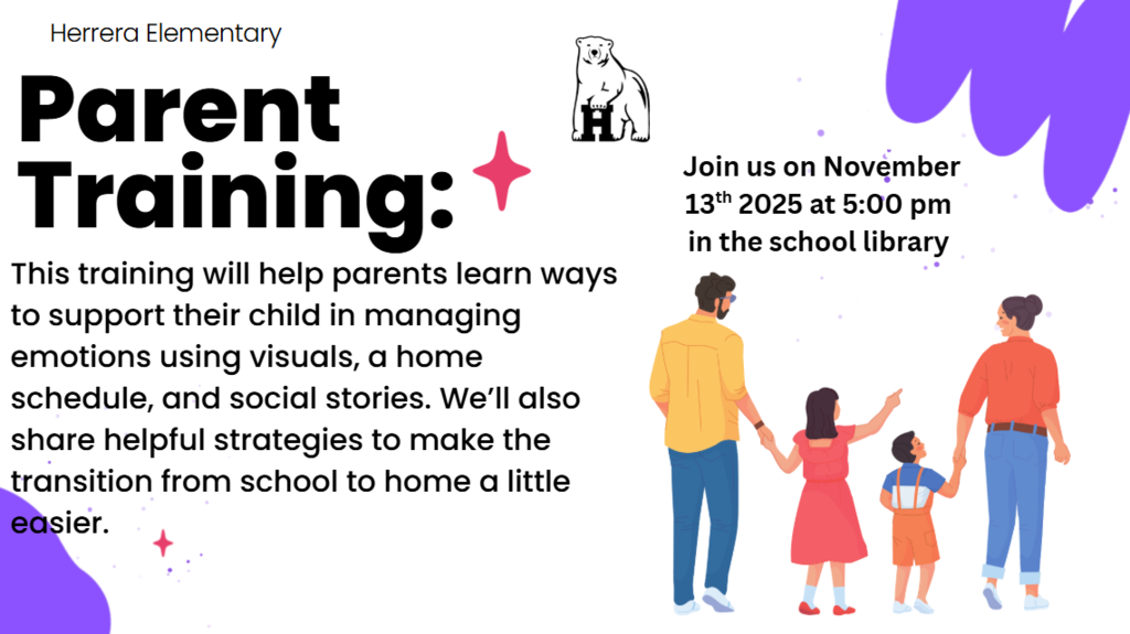 Parent Training Flyer 