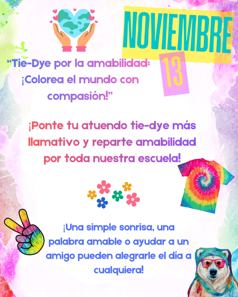 Kindness Day Flyer Spanish 