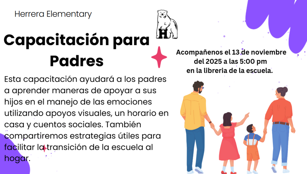 Parent Training Flyer Spanish 