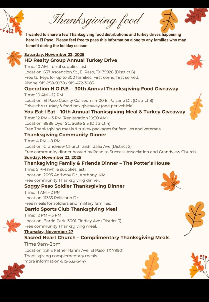 Thanksgiving Food Availability 1