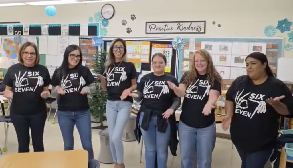 Polk Elementary School celebrates 6 7 Day