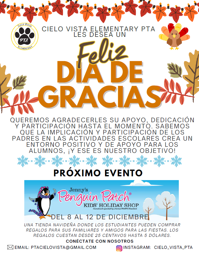 PTA Penguin Patch (Spanish)